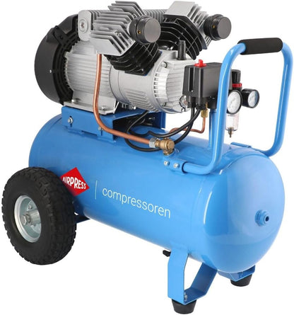 Compressor – Luchtcompressor – Persluchtcompressor – Mobiele Compressor – Oliegesmeerde Compressor – 50 Liter Drukvat – 3 pk 10 Bar