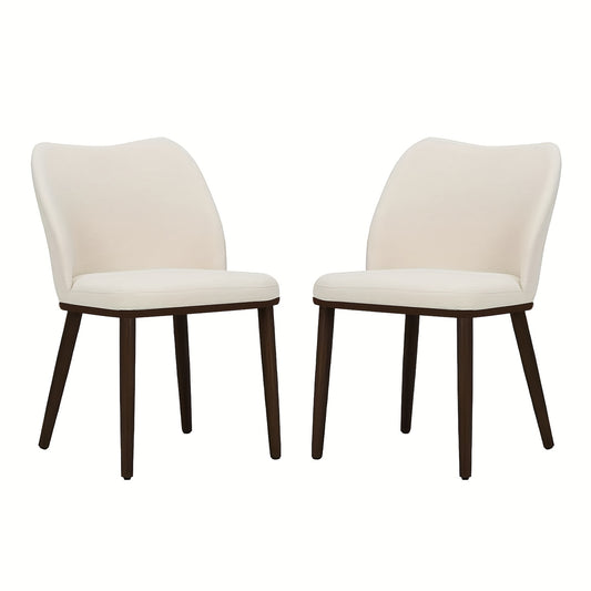 Moderne Eetkamerstoelen – Stoelen Set – Design Stoelen – Eetkamerstoelen Kunststof – Beige Stoelen – Ergonomisch Ontwerp – Lichtgewicht & Ruimtebesparend