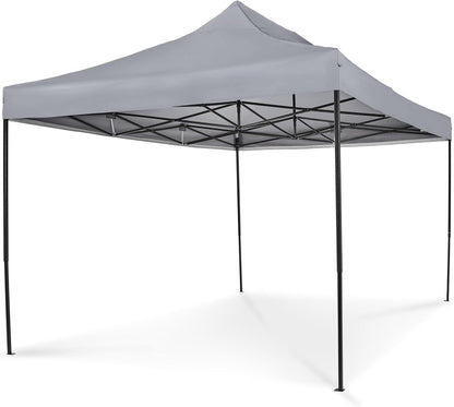 All Seasons Gazebos 3 x 4,5 m, volledig waterdicht vouwpaviljoen, metallic grijs