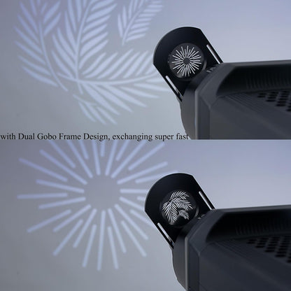 DF DIGITALFOTO Optische Snoot Bowens Mount Gobo Projector, 25 Gobo's, Projectie Opzetstuk voor Fotografie Spotlight, Compatibel met Aputure Amaran 100X/D 200D/X, Godox SL60 voor Portret, Focusbaar