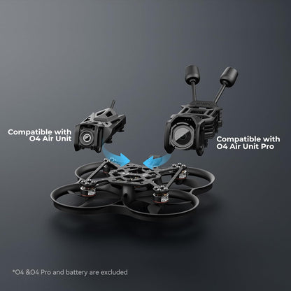 BETAFPV Pavo20 Pro II Brushless Whoop Quadcopter Compatible for O4/O4 Air Unit Pro, with HD VTX Bracket, F4 2-3S 20A AIO FC, LAVA 1104 7200KV Brushless Motors, COB LED Strip for FPV Freestyle Shooting