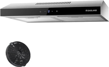 Afzuigkap – Onderbouwkap – Onderbouw Afzuigkap – Dampkap – Wasemkap – 60 cm – 202 m³/uur – Touch Control met 3 standen