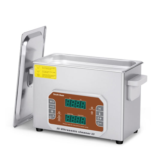 Ultrasoon Reinigingsapparaat – Ultrasone Cleaner – Sieradenreiniger – Brillenreiniger – Muntenreiniger – 4 Liter – Roestvrijstalen Binnenbad SUS304 – 120W Ultrasoon Met Verwarming