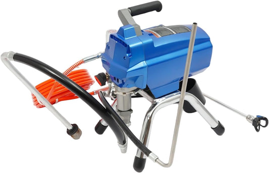 High Pressure Airless Verfspuit – Verfspuitmachine – Spuitapparaat – Verfspuit – Airless Schildermachine – 1200 W Motor – 3000 PSI Druk – Inclusief 15m Slang & Verlengsteel