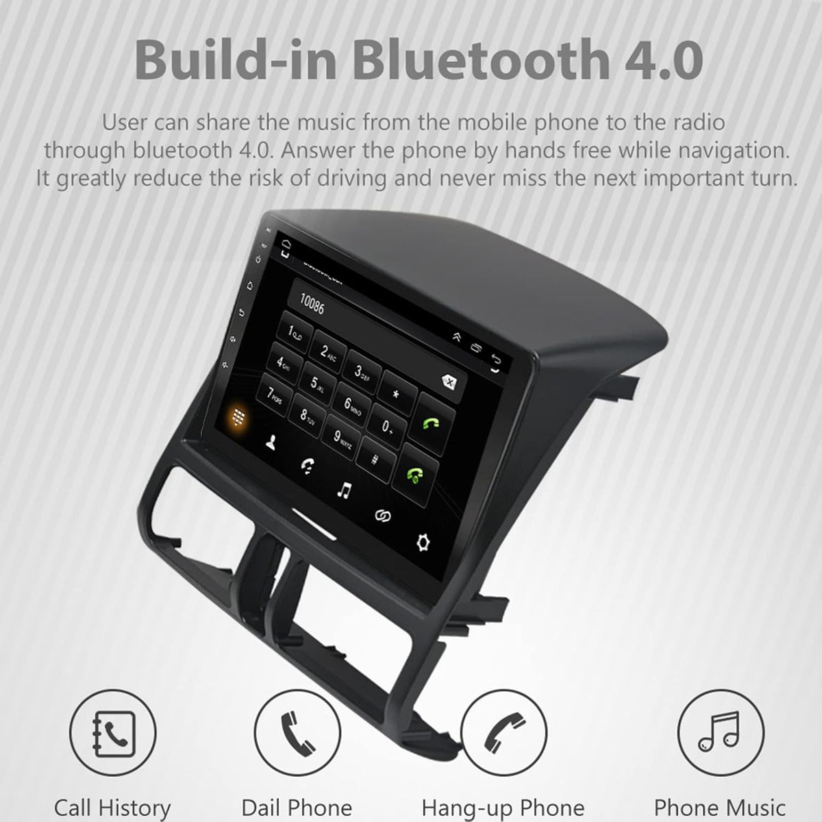 EZoneTronics Carplay Android Auto Car Radio Stereo for Honda CR-V 2001-2006 with 9 inch Touch Screen High Definition GPS Navigation Bluetooth USB SWC Wifi AM/FM/RDS Player with 1G RAM+ 16G ROM
