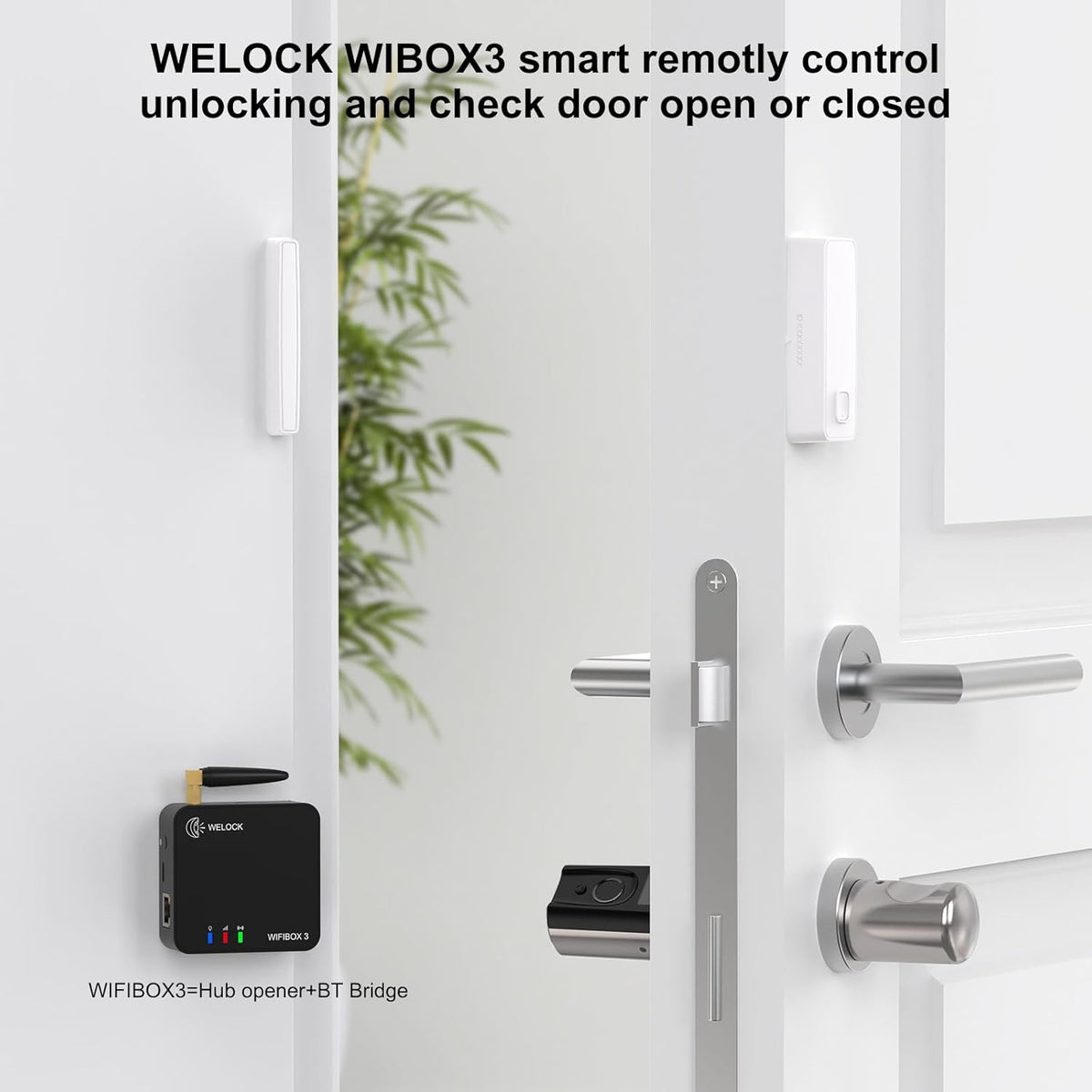 Bluetooth Gateway – Slimme Deurslot Adapter – Smart Home Hub – Afstandsbediening Module – Bluetooth Controller – Ontgrendeling Op Afstand – Alexa Spraakbediening
