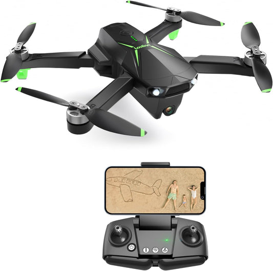 Loolinn | Drone met Camera 4K voor Volwassenen en Kinderen Vanaf 12 Jaar als Cadeau - Onder 250 gram, 4K Foto's, 2K Video's, GPS Intelligente Terugkeer, C0 Certificering Goedgekeurd (Ideaal Cadeau)