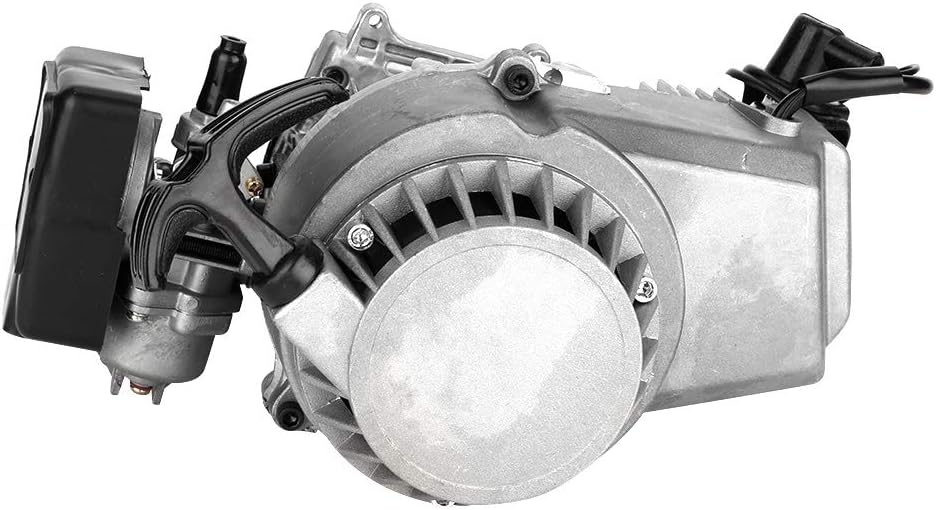 KUIDAMOS Powerful Aluminum 2 Stroke Motor for Mini Pocket Pit Quad Dirt Bike ATV Buggy, Durable Material, Strong Force for Vehicles for Adults, Material: Aluminum Alloy - QUORE
