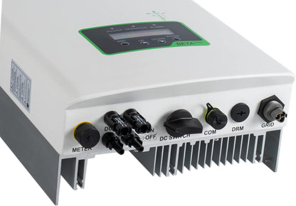 Master U-Power Solar Power omvormer, 6 kW, eenfasig, wit.