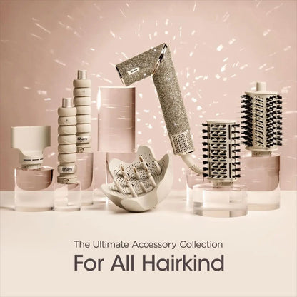Shark FlexStyle Sparkle Limited Edition Gold Diamond 5-in-1 haarstyler en -droger met krultang, paddleborstel, ovale borstel, concentrator, diffuser, opbergdoos, zonder schade door hitte HD446JSEU
