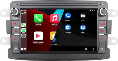 Autoradio – Multimedia Speler – Inbouwradio – Touchscreen Radio – Auto Stereo – 7-Inch Touchscreen – Wireless CarPlay & Android Auto