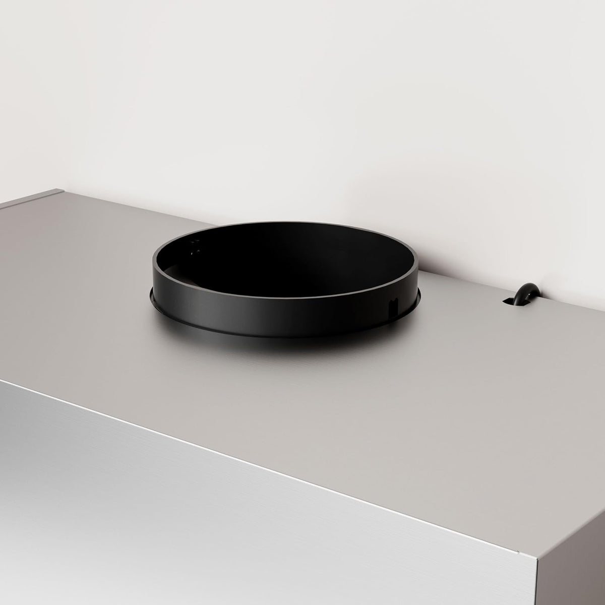 CIARRA CBCS6909A A+ afzuigkap 60cm, 600 m³/h,3 standen, geïntegreerde platte afzuigkap, met CBCF055 actieve koolfilter, zilver - QUORE
