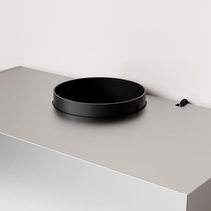 CIARRA CBCS6909A A+ afzuigkap 60cm, 600 m³/h,3 standen, geïntegreerde platte afzuigkap, met CBCF055 actieve koolfilter, zilver - QUORE