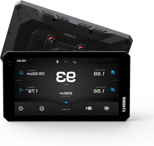 CHIGEE AIO-6 LTE 4G Motorcycle GPS Navigation with 6 inch Display, Motorcycle Carplay Android Auto, Real Time Alerts, Electronic Fence, IP9X Waterproof - QUORE