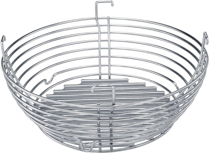 Roestvrijstalen houtskoolmand voor Kamado Joe Classic Series BBQ Grills (inclusief verdeler) - Voor Classic 1, 2 en 3 Serie