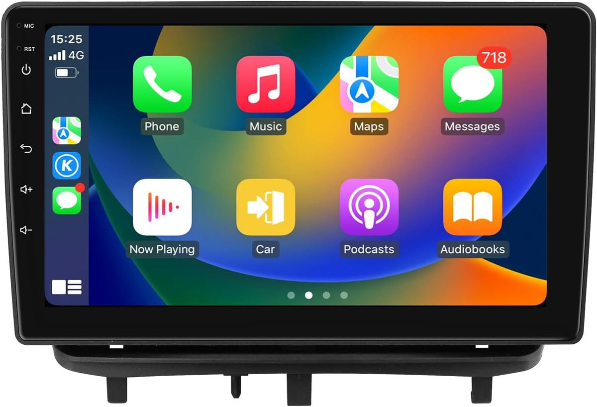 Ossuret Autoradio voor Opel Corsa D (2007-2012), 9 Inch Android 13 Aanraakscherm 2+32GB GPS Navigatie met Carplay Android Auto WiFi Bluetooth Stuurwielbediening DSP USB TPMS OBD2