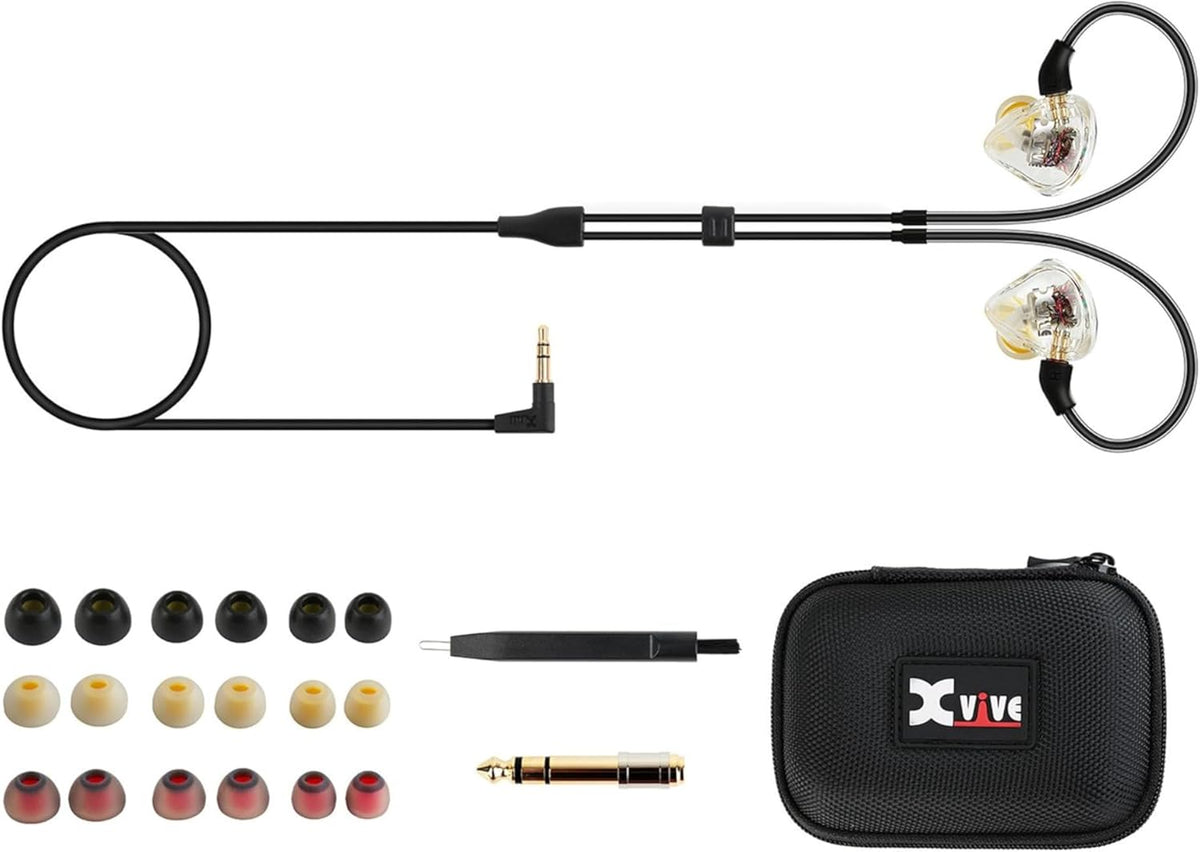 In-Ear Monitoren – IEM Oordopjes – Monitor Oordopjes – In-Ear Oortjes – Muzikanten Oordopjes – Dubbele Balanced Armature Drivers – Voor Repetitie En Podiumgebruik