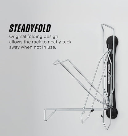 Steadyrack Fietsenrek - Classic Fietsrek - Muurbevestiging Fietsenrek voor Thuis, Muurbevestiging, Garage of Fietsenstalling - 2 Stuks