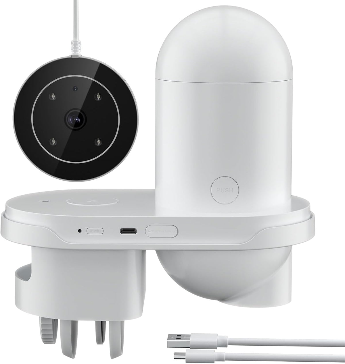 Slimme voederautomaat voor aquariumvissen – Automatische visvoerdispenser – Aquarium voerautomaat – Visvoederautomaat – Voederdispenser – HD-camera – App-bediening via wifi