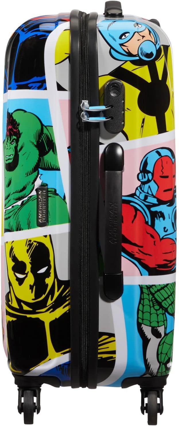 American Tourister Marvel Legends Spinner, meerkleurig (Marvel Pop Art), M (65 cm - 62.5 L), Bagagekoffer