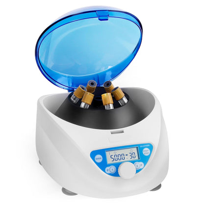 Laboratoriumcentrifuge – Plasmacentrifuge – PRP Centrifuge – Labcentrifuge – Buiscentrifuge – 6 Buisjes, Geschikt Voor 1,5-15 Ml Met Adapters – 300-5000 Rpm, 2600 X G