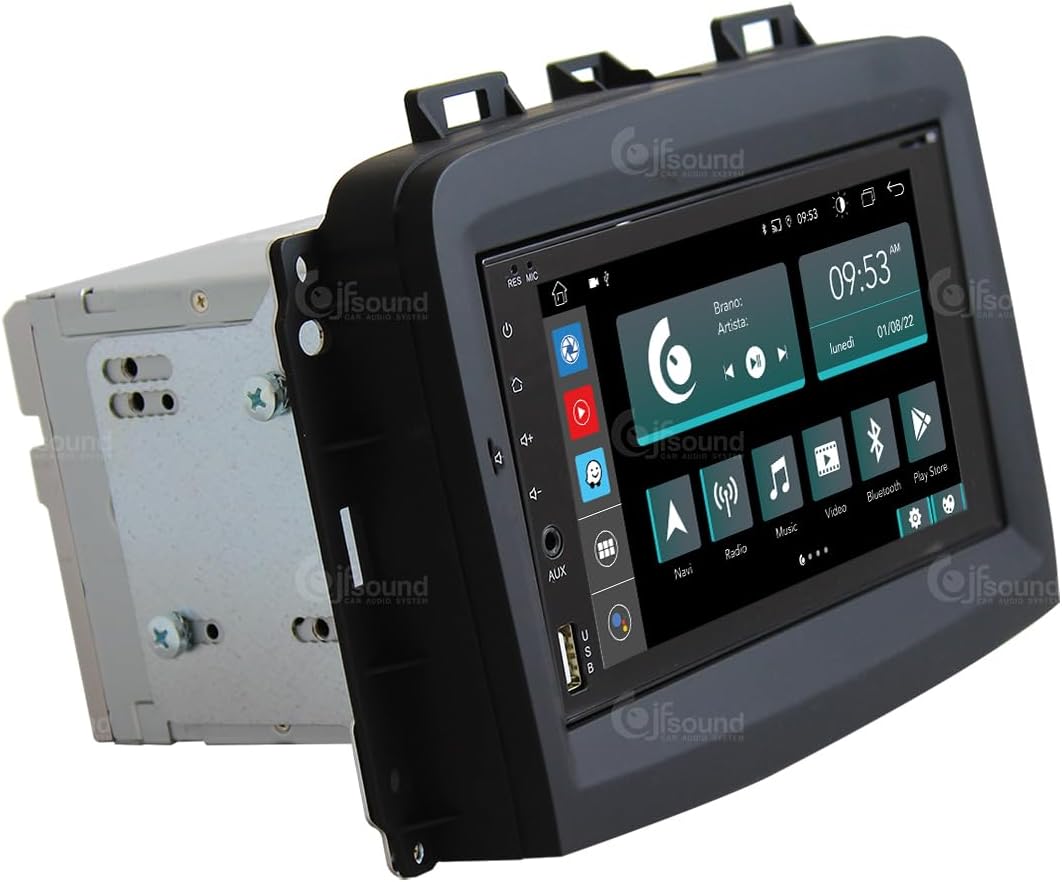 Autoradio Fiat 500L Restyling – Inbouwradio – Multimedia Systeem – Navigatie Systeem – Dashboard Radio – 6,2 Inch Touchscreen – Android Auto & CarPlay
