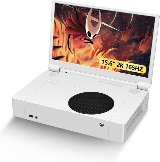 G-STORY 15.6 Inch Monitor for Xbox Series S, Portable IPS Display 2K 165Hz for Xbox Series S, Portable Gaming Monitor for Xbox Series S with Two Speakers, Two HDMI, HDR, Freesync, Play Mode - QUORE
