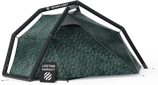 HEIMPLANET Origineel | 2022 FISTRAL 1-2 persoons tent | Opblaasbare kampeertent | Buitentent en tentvloer - 5000mm hydrostatische kop | Zonder tentstokken | Ondersteunt 1% for the planet (cairo camo)