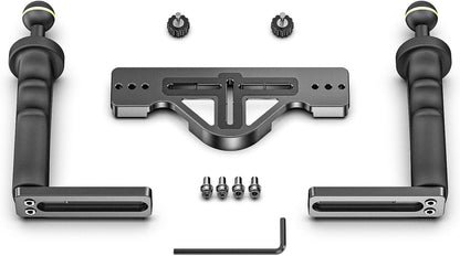 Sea frogs Aluminium Duiken Handvat Tray Beugel Dual Handheld Hand Grip Video Stabilizer Draagbare Balancer Houder Met Bal Adapter TS-7