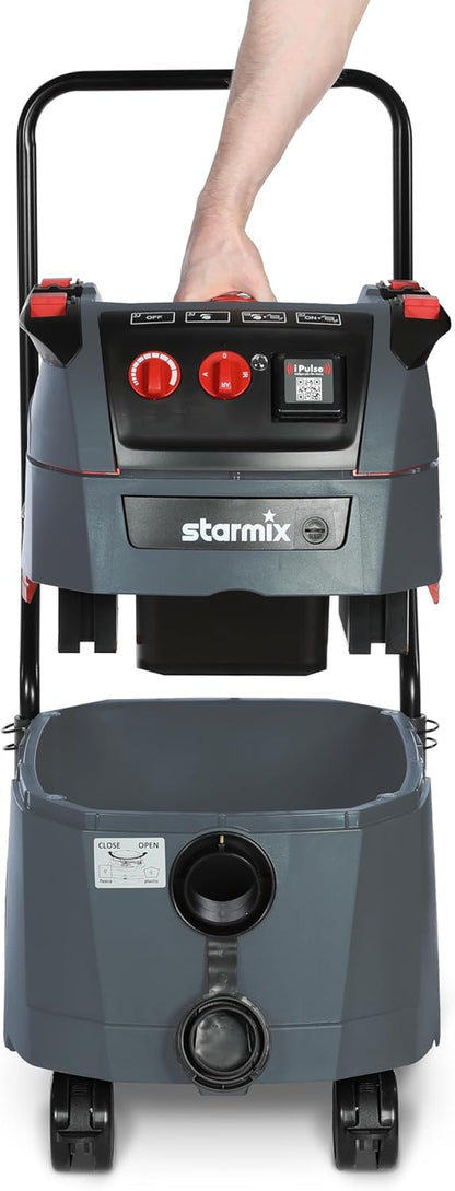 Starmix iPulse L-1635 TOP, nat- en droogzuiger, hoogwaardige industriële stofzuiger (1600 watt, 35 l)