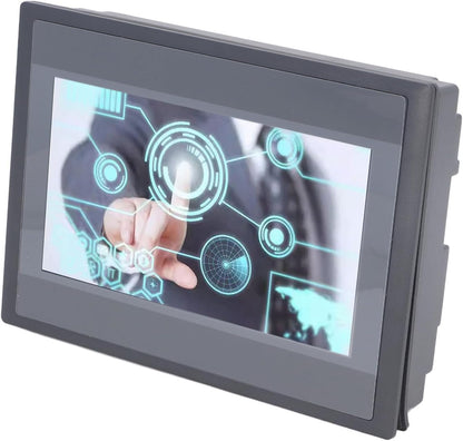 PLC Touchscreen HMI-displaypaneel 7 Inch TFT LCD 800x480 IP65 ARM9-processor 12 Ingangen 8 Uitgangen Compatibel Met Standaard PLC-modellen