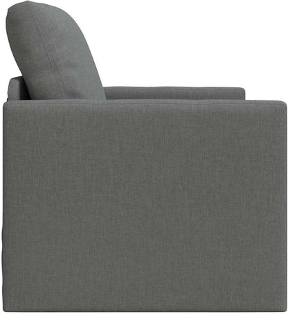 Gecheer Floor Sofa Bed 2-in-1 Dark Grey 74x77x81cm Fabric, Multifunctional Bed Day Bed Folding Sofa Bed for Living Room Student Bude and Small Apartments 4106622 - QUORE