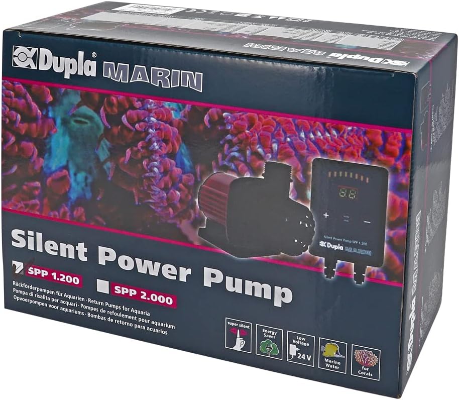 Dupla Marin Silent Power Pump Krachtige stromingspomp voor aquaria, stil en energiebesparend, optimale circulatie voor zoet en zeewater, veelzijdige aquariumaccessoires