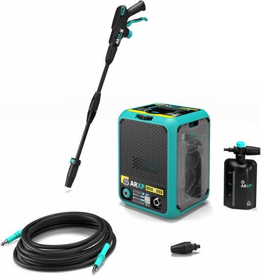 Hogedrukreiniger – Krachtige Waterreiniger – Schoonmaakspuit – Drukspuit – Compacte Hogedrukspuit – 2500 Watt Motor – 2 Gebruiksmodes Dual Speed System