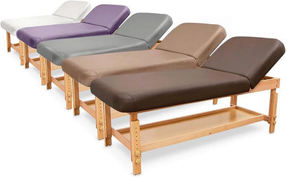 QUIRUMED SPA houten ligstoel met rugleuning, wit