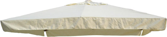 55513 vervangend dekzeil voor parasol, afmetingen: 290 x 390 x 2 cm, kleur: ecru