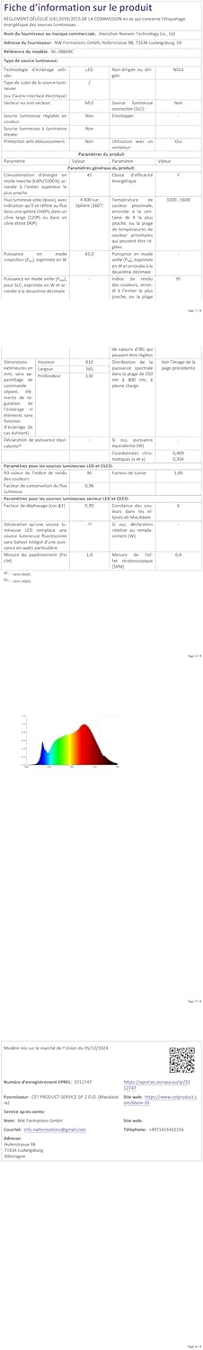 Led-videolichtpaneel Set van 2 – Videolamp – Studiolicht – Fotolicht – Paneellamp – 45W Dimbaar – 3200K-5600K CRI97+
