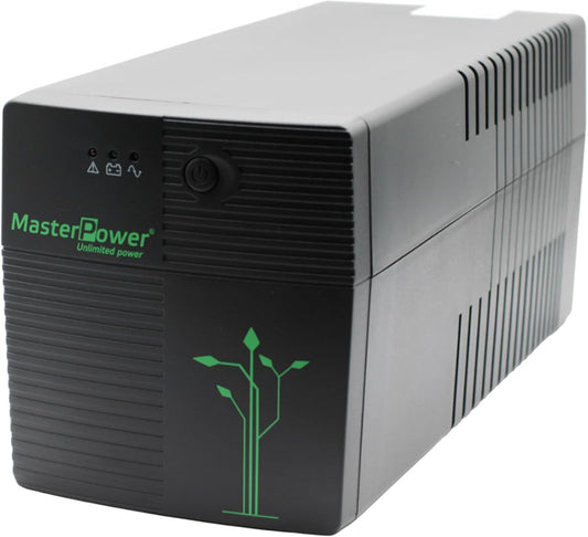 Master Power UV, ononderbroken voeding, UPS 1300 VA, constante uitgangsspanning 720 W, 4 geaarde stopcontacten