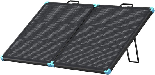 Renogy Foldable Solar Panel, 100 W, N-Type Cells, Portable Foldable Solar Panel, Waterproof IP67 for Motorhomes, Caravans, Cabins, Camping, Backup Systems, 320 Wh - QUORE