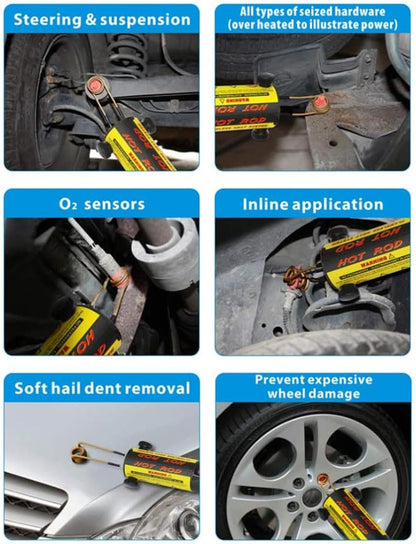 Vlamloze Inductiekachel – Inductieverwarmer – Magnetische Inductieverwarming – Schroefverwijderaar – Boutverwarmer – 1000 W – LED-Licht