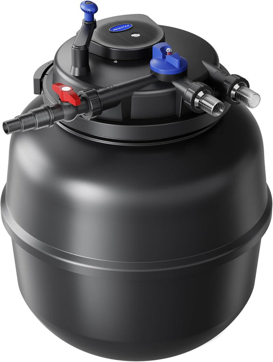 SunSun CPF-50000 Moving Bed bio-drukvijverfilter met UVC-unit 55 W, debiet van 13.000 l/h