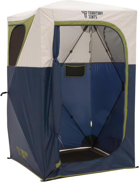 Jet Set Hub Camping Tent, Eenvoudige 90 seconden opstelling, Waterdicht, UV-bestendig, ruime opbergmogelijkheden, Deep Blue