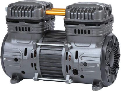 ORAZIO SP24118301 Luchtcompressor, reservemotor, 550 W, zuiver koper, voor 9 liter, olievrij, stil, draagbaar, elektrisch