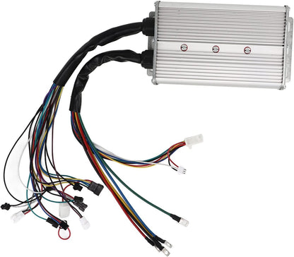 Topyond 48V 60V 1500W Electric Scooter Controller with S886 Half Twist Throttle Panel Set Electric Bike Conversion Kit for Electric Scooters