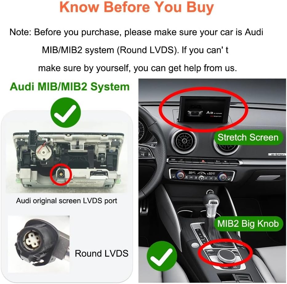 CarPlay Draadloze Android Auto Adapter – Retrofit Kit – Smartphone Interface – Multimedia Interface – MIB Systeem Upgrade – Draadloos Verbinden – Reverse Camera Ondersteuning