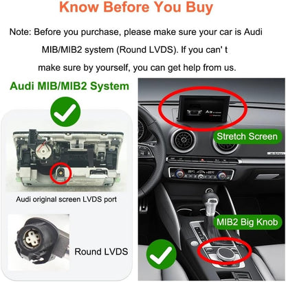 CarPlay Draadloze Android Auto Adapter – Retrofit Kit – Smartphone Interface – Multimedia Interface – MIB Systeem Upgrade – Draadloos Verbinden – Reverse Camera Ondersteuning