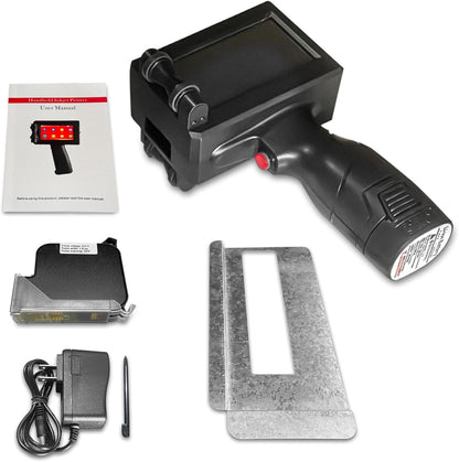 127T2 Draagbare Handheld Inkjet Printer 1 inch Handheld Printer 4.3 Inch LED Scherm Sneldrogende Inktcartridge voor QR Code Datum Logo Label Barcode Batchnummer