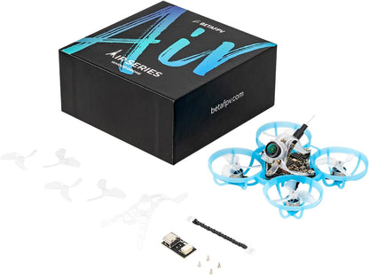 BETAFPV Air65 Brushless Whoop Quadcopter, 1S Ultralight 65mm Micro Whoop Drone with C03 FPV Camera, 0702SE Ⅱ 27000KV Motors, G473 5IN1 Air Brushless FC ELRS Receiver for Indoor Outdoor FPV Racing