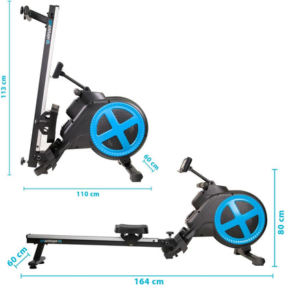 Rower Ultra Camera Rowing Device Foldable Magnetic Adjustable 8 Levels - QUORE
