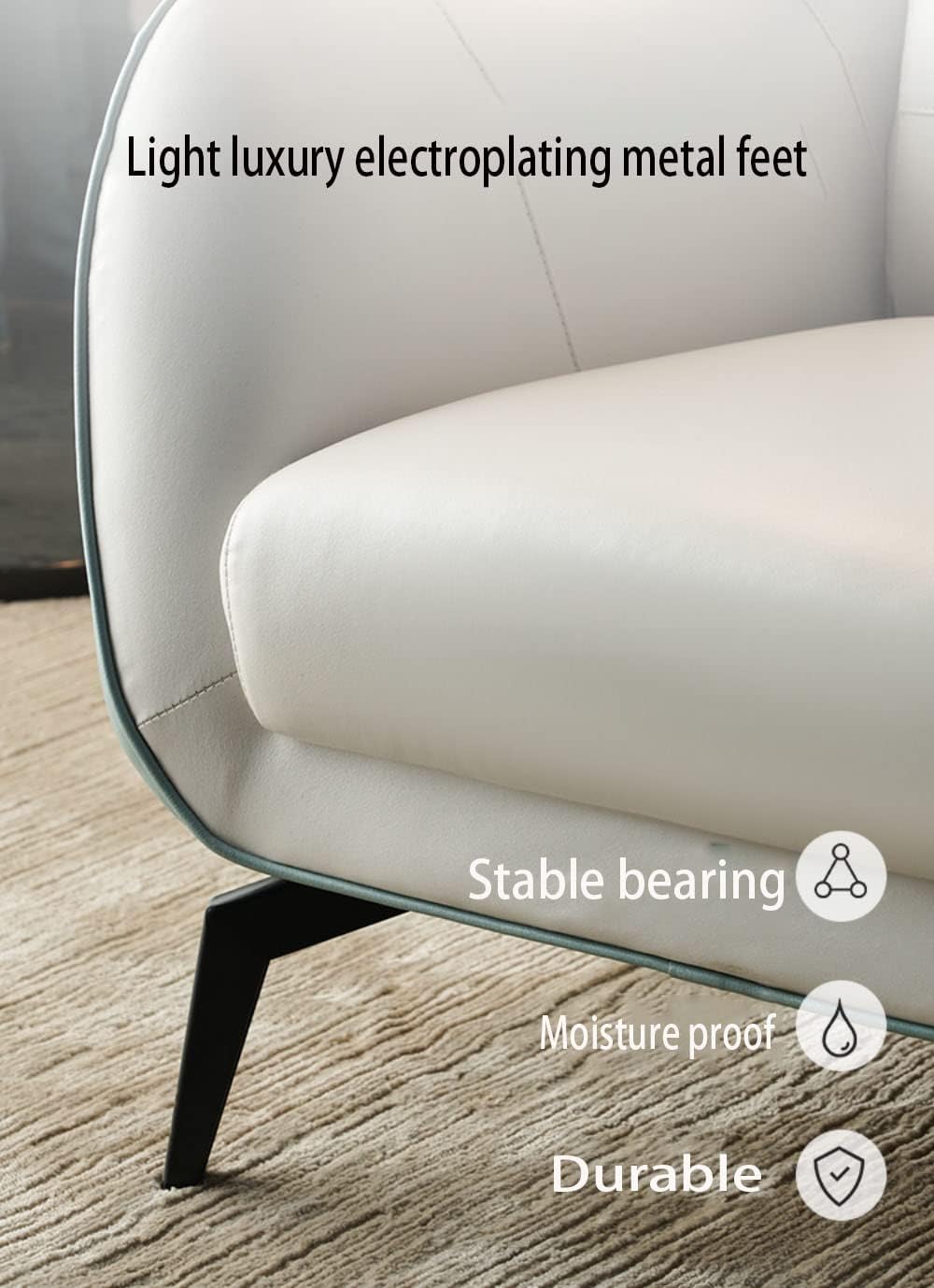 Fauteuil – Armstoel – Leunstoel – Lounge Stoel – Relaxstoel – Hoge Rugleuning – Ademend Stof – Inclusief Voetsteun – Compact Design – Patchwork Bekleding